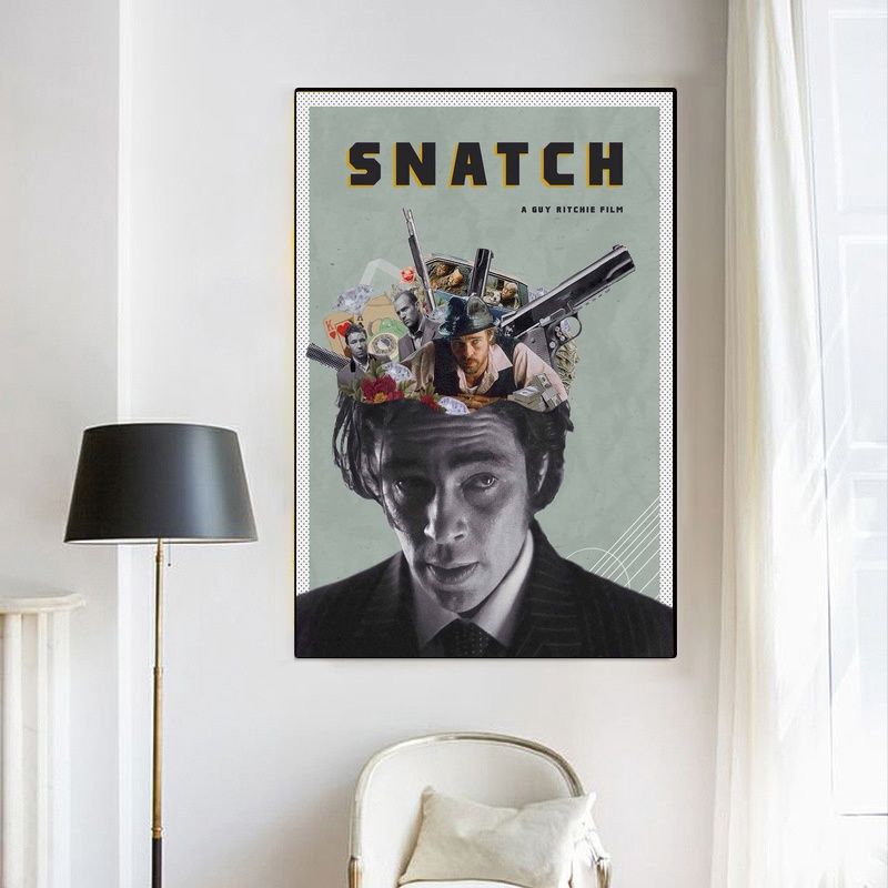 Snatch MOVIE Poster Canvas Wall Art Home Decor (No Frame) - Image 4