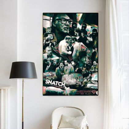 Snatch MOVIE Poster Canvas Wall Art Home Decor (No Frame)