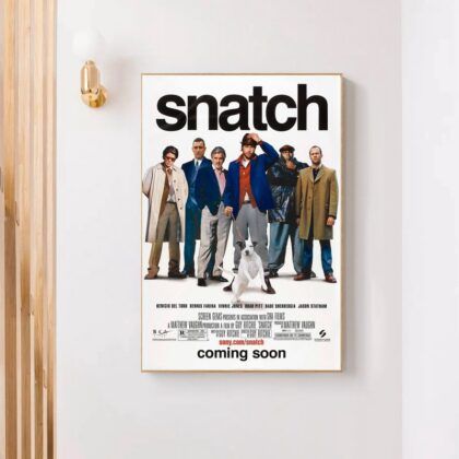 Snatch MOVIE Poster Canvas Wall Art Home Decor (No Frame)