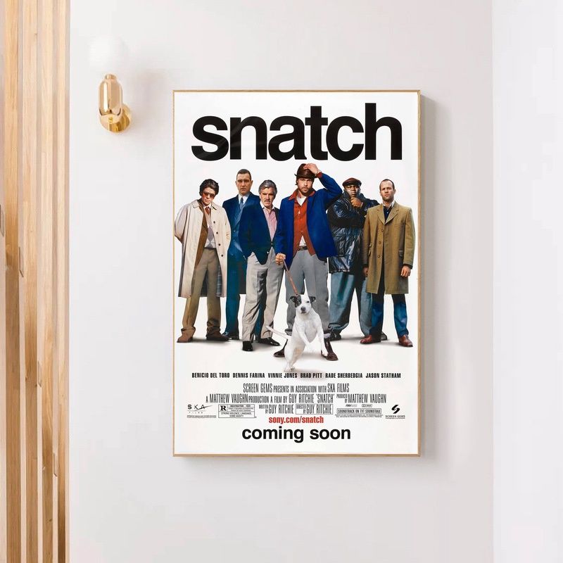 Snatch MOVIE Poster Canvas Wall Art Home Decor (No Frame)