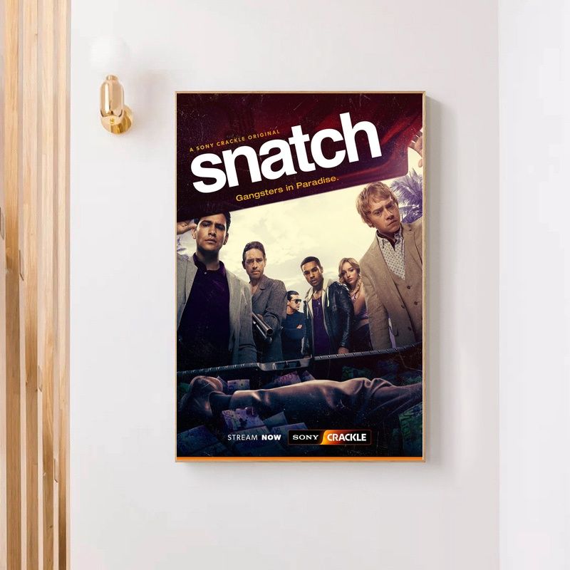 Snatch MOVIE Poster Canvas Wall Art Home Decor (No Frame)