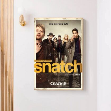 Snatch MOVIE Poster Canvas Wall Art Home Decor (No Frame)