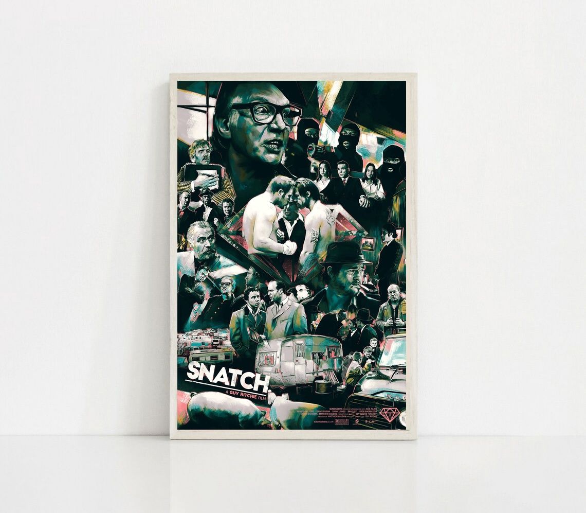 Snatch MOVIE Poster Canvas Wall Art Home Decor (No Frame) - Image 2