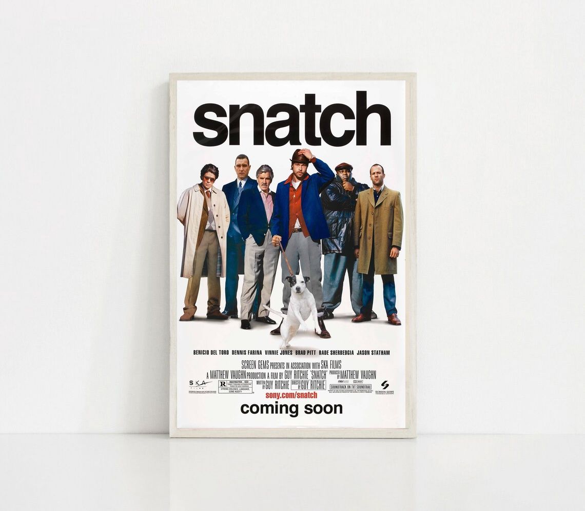 Snatch MOVIE Poster Canvas Wall Art Home Decor (No Frame) - Image 2