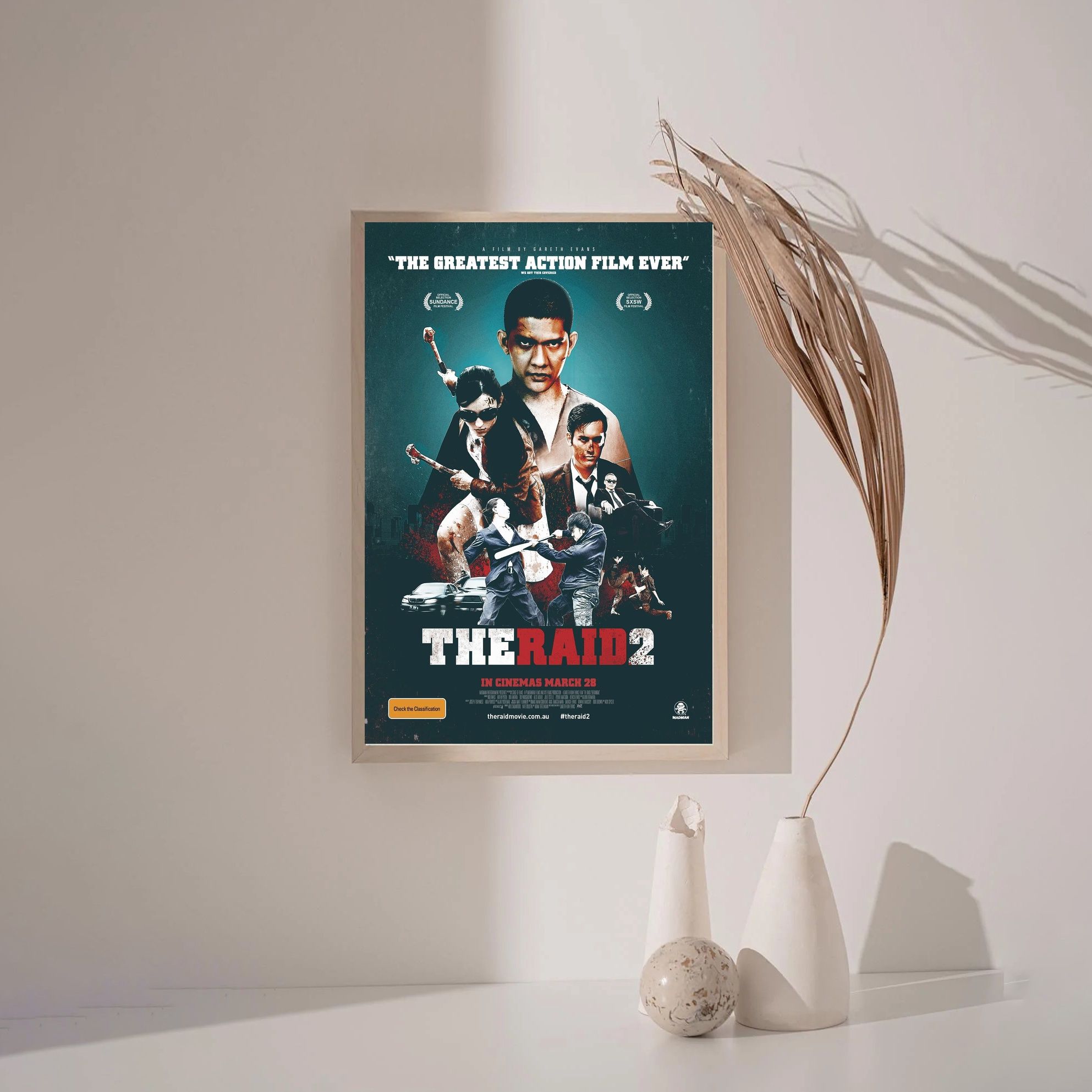 The Raid Redemption MOVIE Poster Canvas Wall Art Home Decor (No Frame) - Image 3