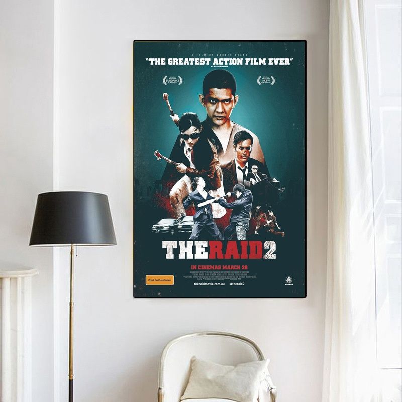 The Raid Redemption MOVIE Poster Canvas Wall Art Home Decor (No Frame) - Image 4