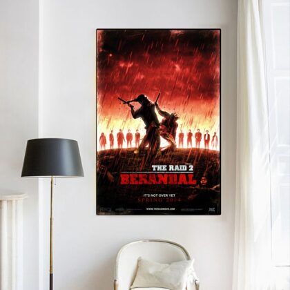 The Raid Redemption MOVIE Poster Canvas Wall Art Home Decor (No Frame)