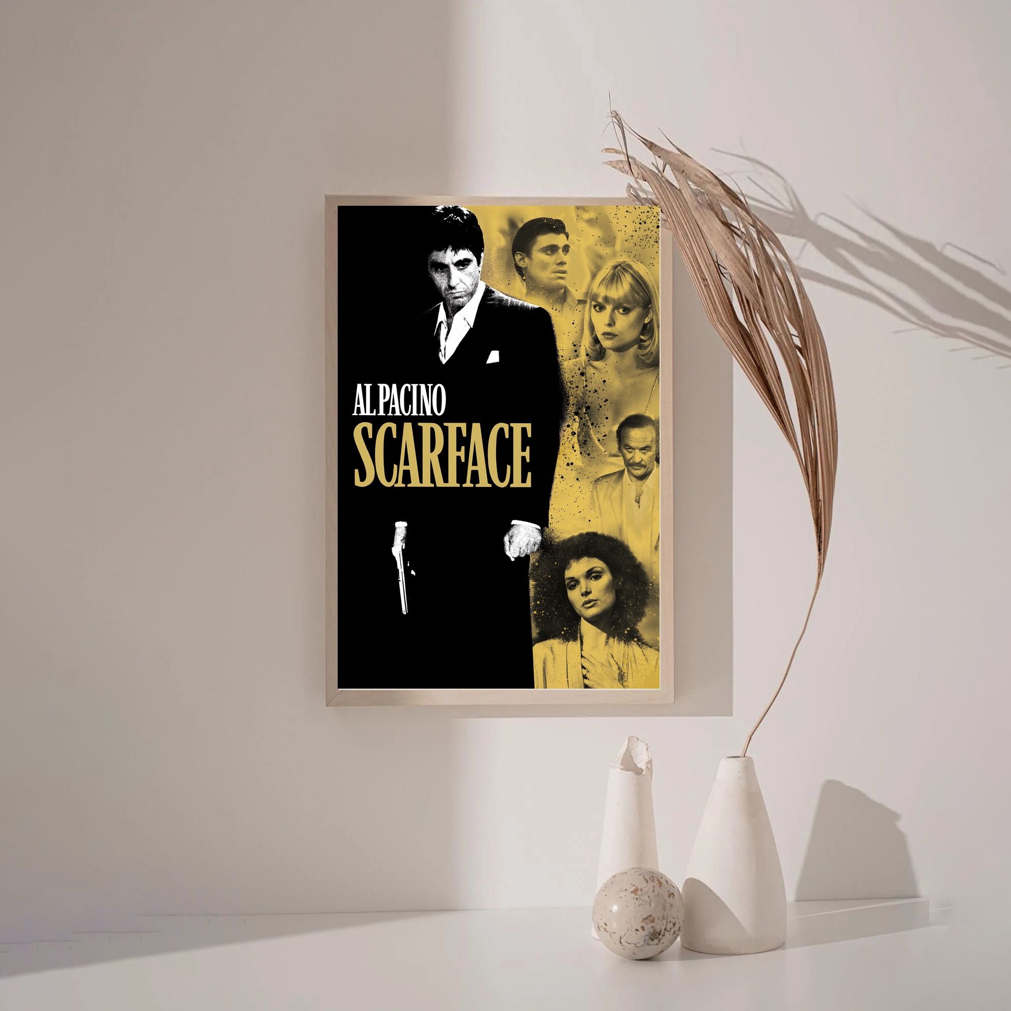 Scarface 1983 MOVIE Poster Canvas Wall Art Home Decor (No Frame) - Image 3
