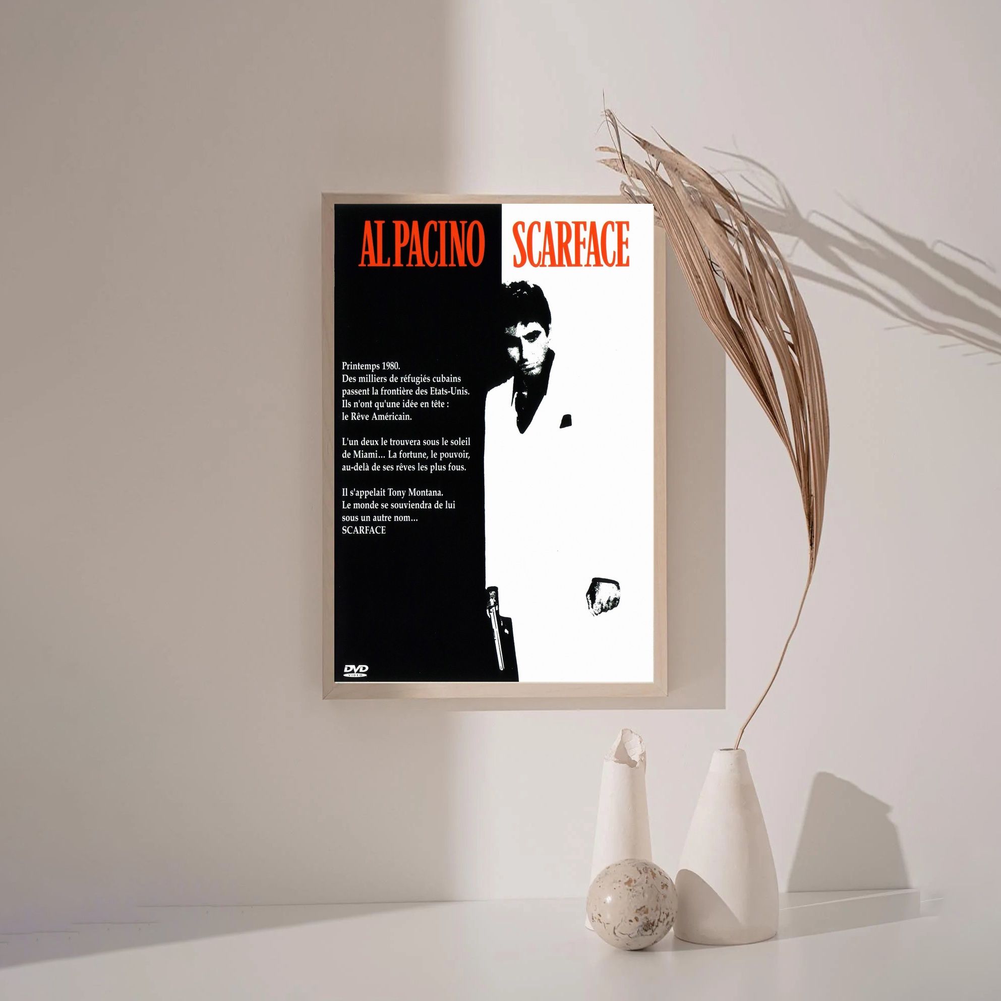 Scarface 1983 MOVIE Poster Canvas Wall Art Home Decor (No Frame) - Image 3