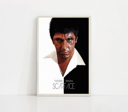 Scarface 1983 MOVIE Poster Canvas Wall Art Home Decor (No Frame)