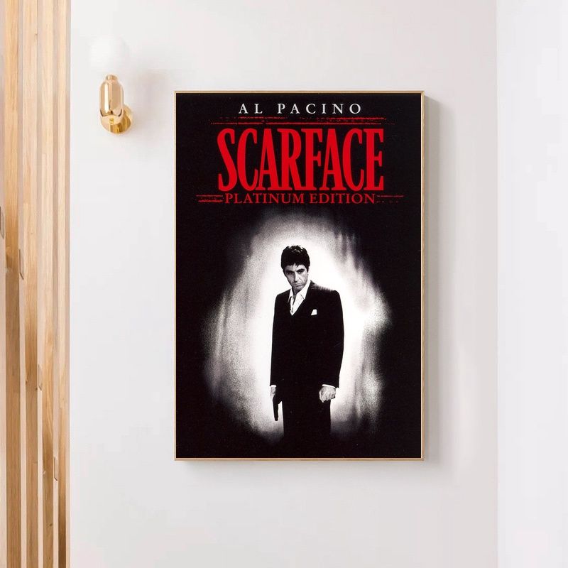 Scarface 1983 MOVIE Poster Canvas Wall Art Home Decor (No Frame) - Image 4