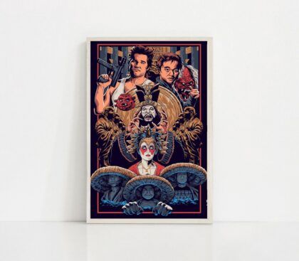 Big Trouble in Little China 1986 MOVIE Poster Canvas Wall Art Home Decor (No Frame)