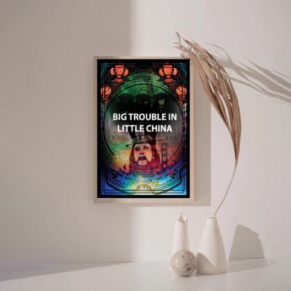 Big Trouble in Little China 1986 MOVIE Poster Canvas Wall Art Home Decor (No Frame)