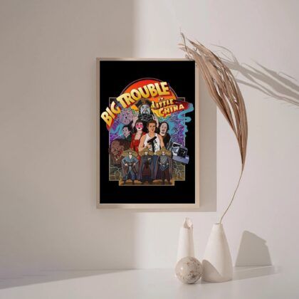 Big Trouble in Little China 1986 MOVIE Poster Canvas Wall Art Home Decor (No Frame)
