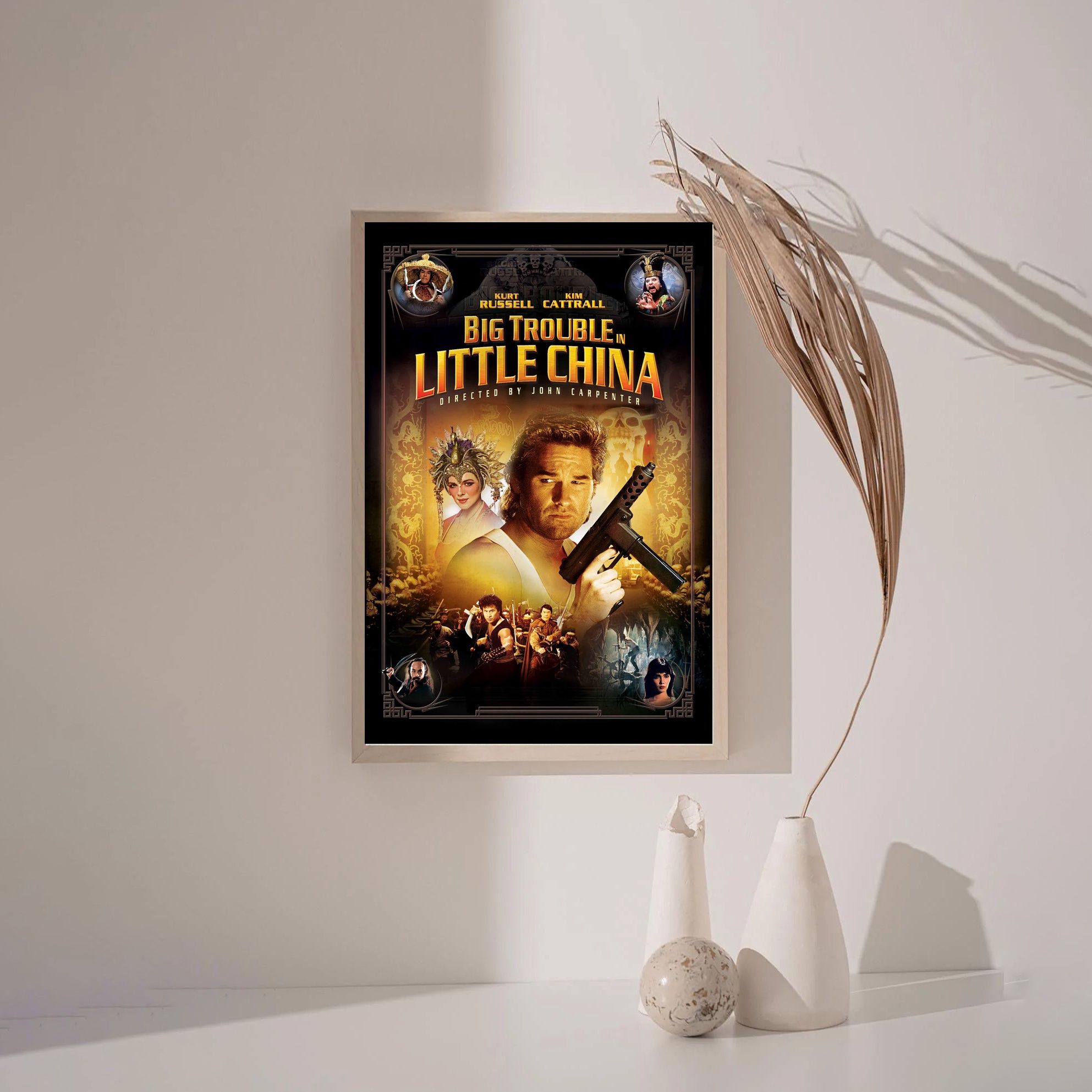 Big Trouble in Little China 1986 MOVIE Poster Canvas Wall Art Home Decor (No Frame) - Image 3