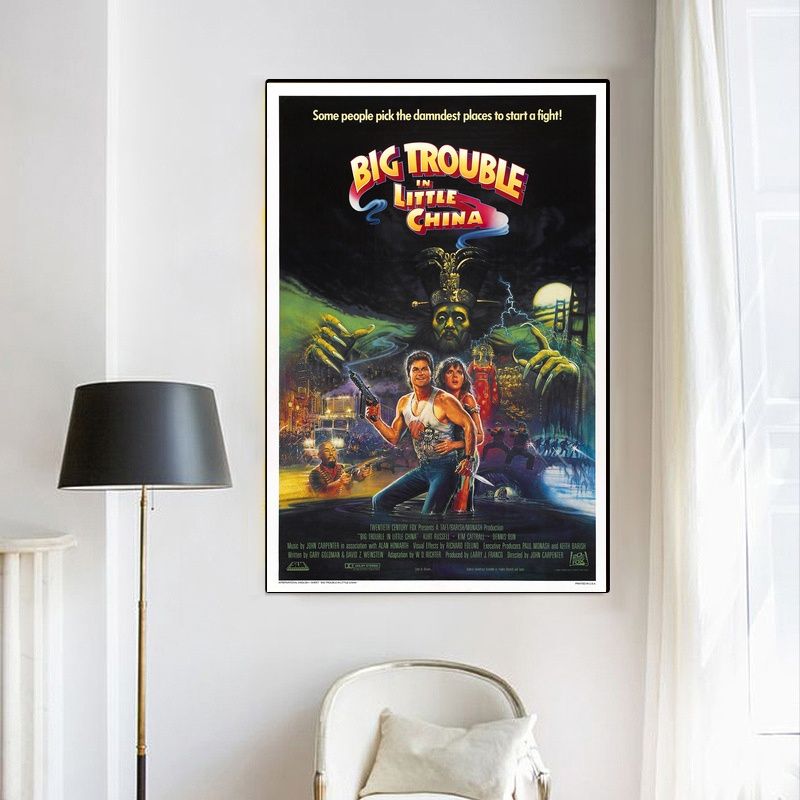 Big Trouble in Little China 1986 MOVIE Poster Canvas Wall Art Home Decor (No Frame) - Image 4