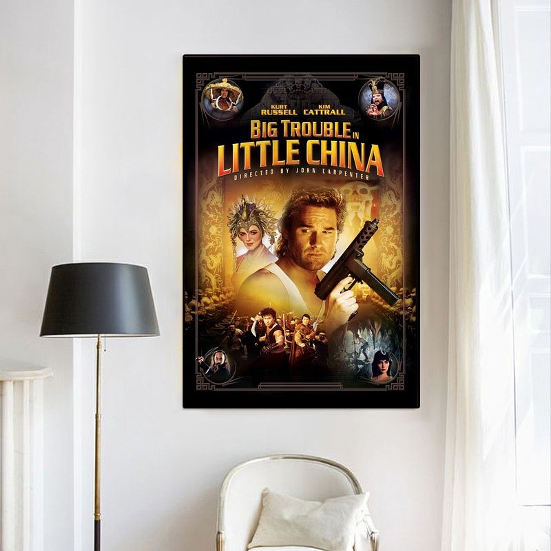 Big Trouble in Little China 1986 MOVIE Poster Canvas Wall Art Home Decor (No Frame) - Image 4