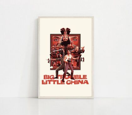 Big Trouble in Little China 1986 MOVIE Poster Canvas Wall Art Home Decor (No Frame)