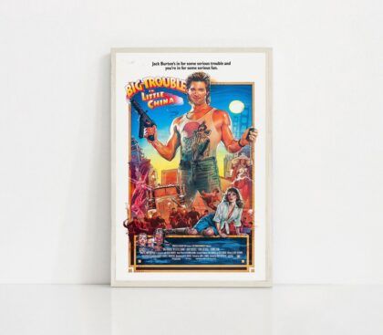 Big Trouble in Little China 1986 MOVIE Poster Canvas Wall Art Home Decor (No Frame)