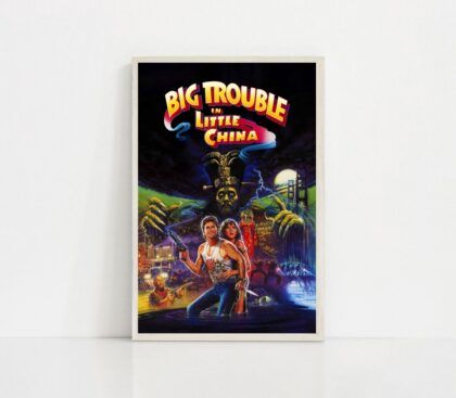 Big Trouble in Little China 1986 MOVIE Poster Canvas Wall Art Home Decor (No Frame)
