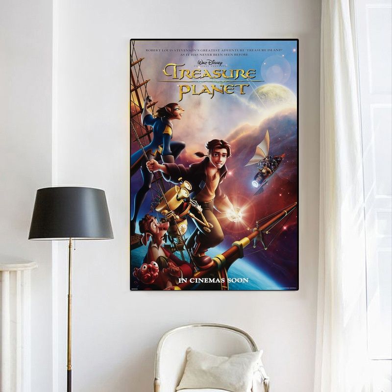 Treasure Planet 2002 MOVIE Poster Canvas Wall Art Home Decor (No Frame) - Image 3