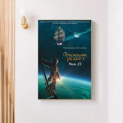 Treasure Planet 2002 MOVIE Poster Canvas Wall Art Home Decor (No Frame) (Copy)