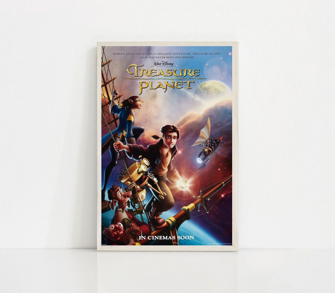 Treasure Planet 2002 MOVIE Poster Canvas Wall Art Home Decor (No Frame)
