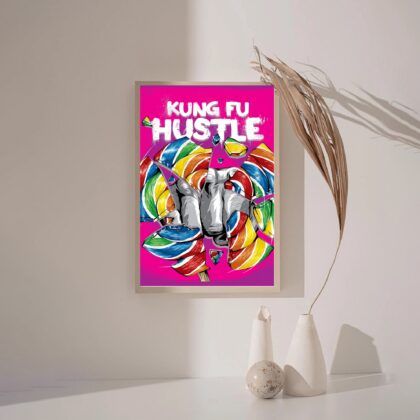 Kung Fu Hustle MOVIE Poster Canvas Wall Art Home Decor (No Frame)