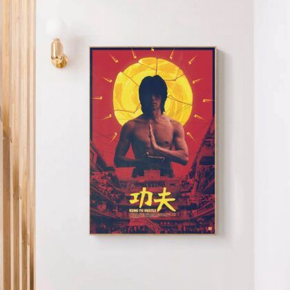 Kung Fu Hustle MOVIE Poster Canvas Wall Art Home Decor (No Frame)