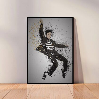 Elvis Presley Music Poster Canvas Wall Art Home Decor (No Frame)