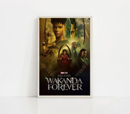 Black Panther Wakanda Forever MOVIE Poster Canvas Wall Art Home Decor (No Frame)