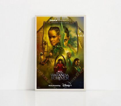 Black Panther Wakanda Forever MOVIE Poster Canvas Wall Art Home Decor (No Frame)