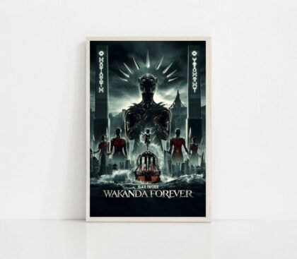 Black Panther Wakanda Forever MOVIE Poster Canvas Wall Art Home Decor (No Frame)