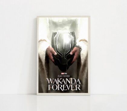 Black Panther Wakanda Forever MOVIE Poster Canvas Wall Art Home Decor (No Frame)