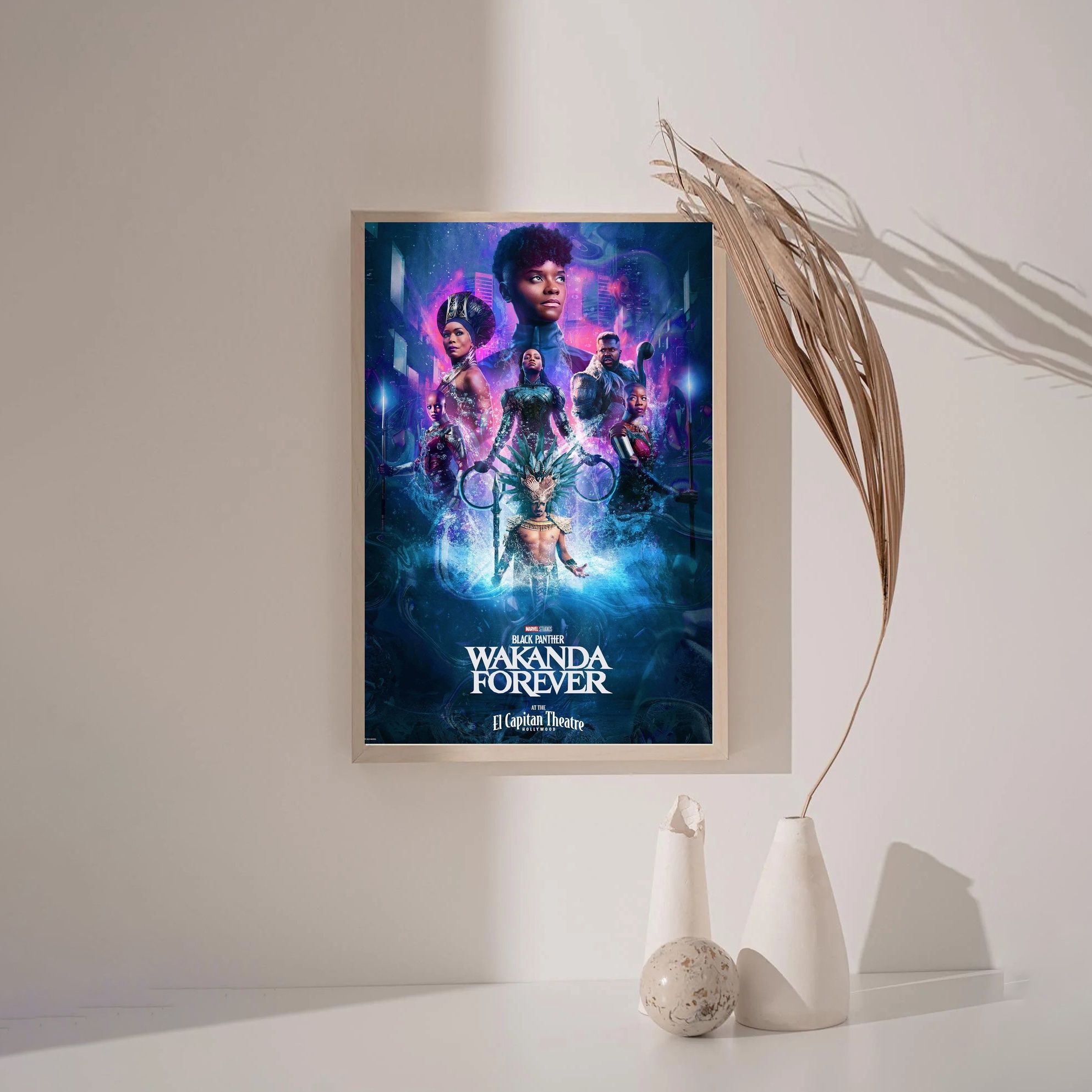 Black Panther Wakanda Forever MOVIE Poster Canvas Wall Art Home Decor (No Frame) - Image 3