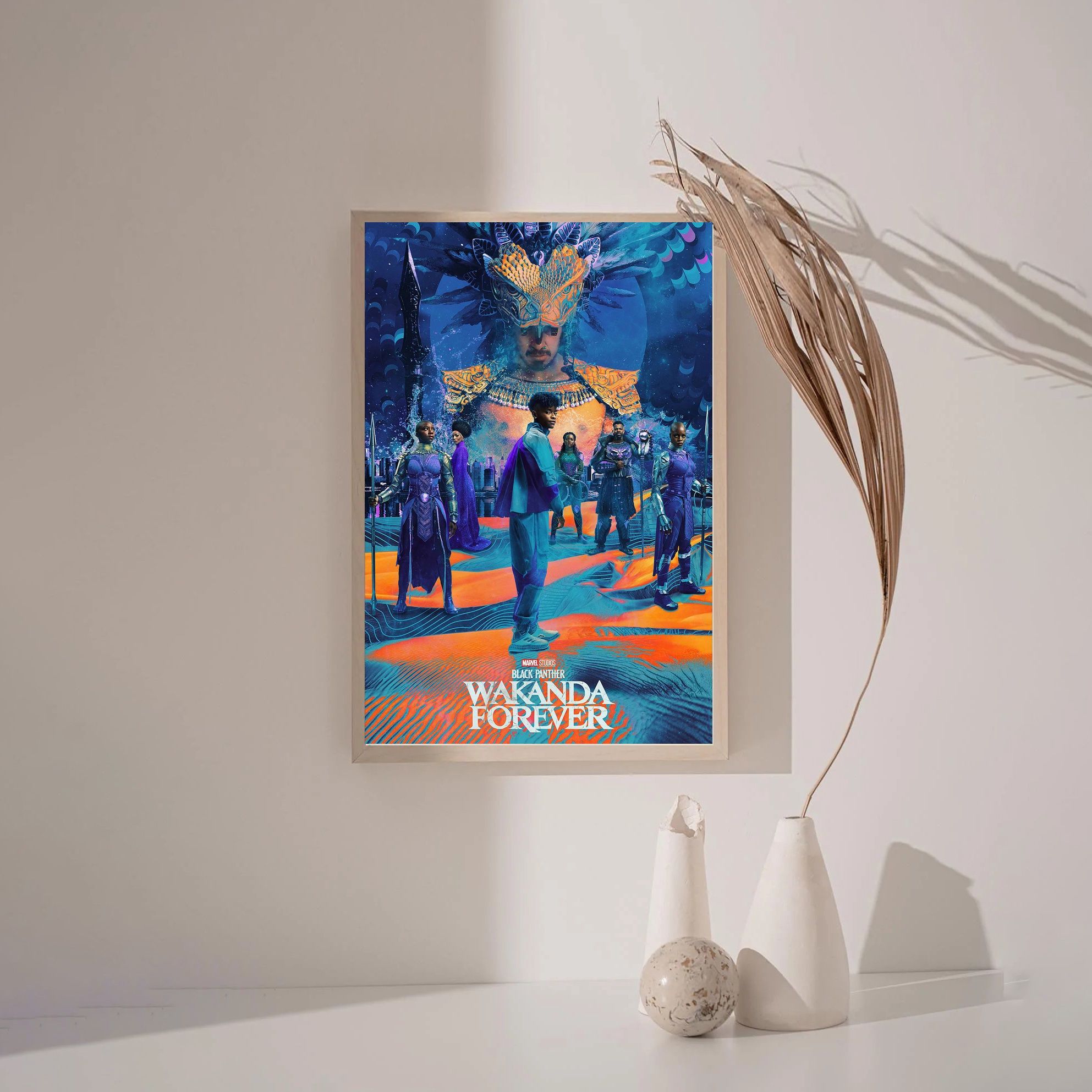 Black Panther Wakanda Forever MOVIE Poster Canvas Wall Art Home Decor (No Frame) - Image 3