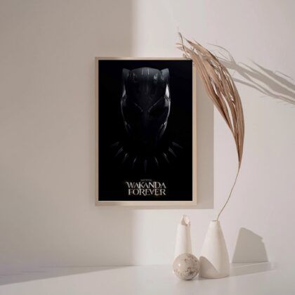 Black Panther Wakanda Forever MOVIE Poster Canvas Wall Art Home Decor (No Frame)