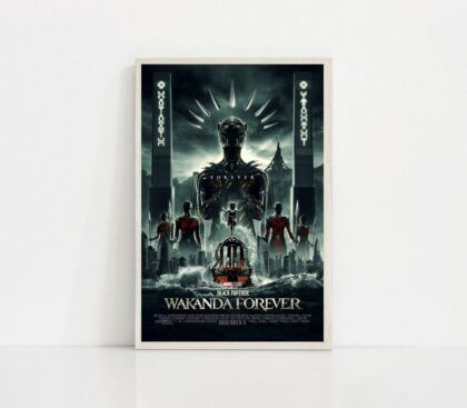 Black Panther Wakanda Forever MOVIE Poster Canvas Wall Art Home Decor (No Frame)