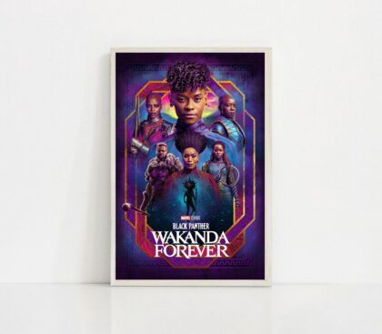 Black Panther Wakanda Forever MOVIE Poster Canvas Wall Art Home Decor (No Frame)