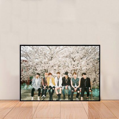 BTS Bangtan Boys Kpop Korean Music Poster Canvas Wall Art Home Decor (No Frame)