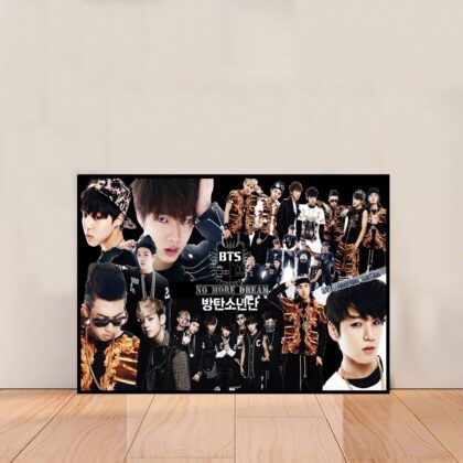 BTS Bangtan Boys Kpop Korean Music Poster Canvas Wall Art Home Decor (No Frame)
