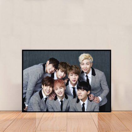 BTS Bangtan Boys Kpop Korean Music Poster Canvas Wall Art Home Decor (No Frame)