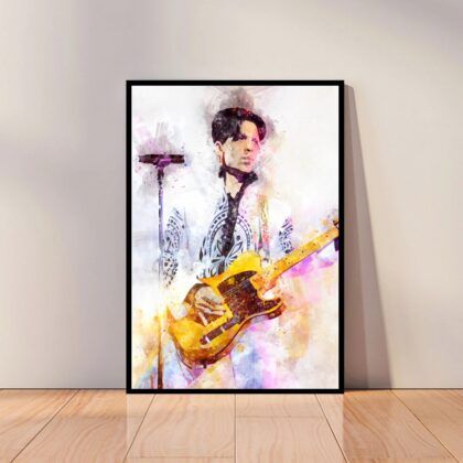 Prince Rogers Nelson Music Poster Canvas Wall Art Home Decor (No Frame)