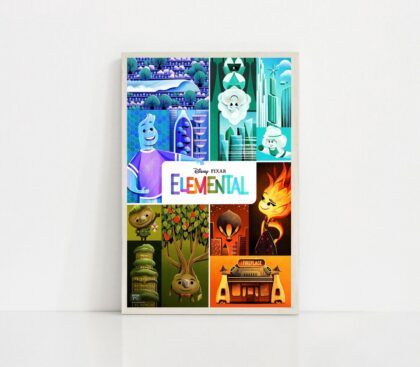 Elemental MOVIE Poster Canvas Wall Art Home Decor (No Frame)