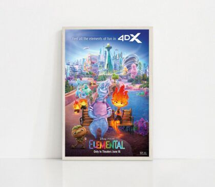 Elemental MOVIE Poster Canvas Wall Art Home Decor (No Frame)