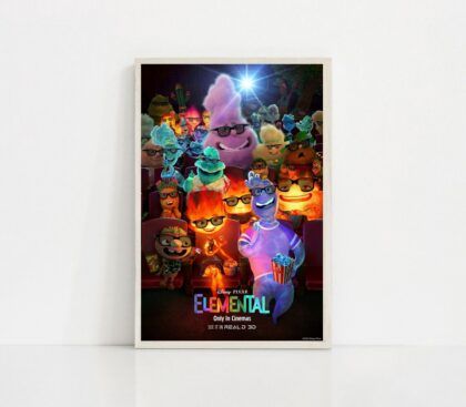 Elemental MOVIE Poster Canvas Wall Art Home Decor (No Frame)