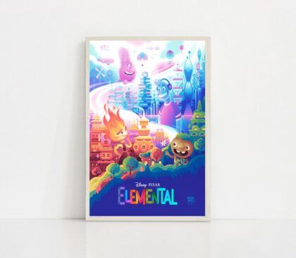 Elemental MOVIE Poster Canvas Wall Art Home Decor (No Frame)