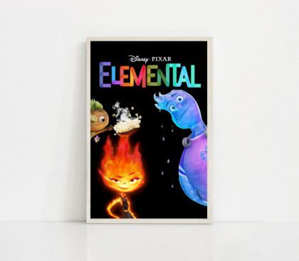 Elemental MOVIE Poster Canvas Wall Art Home Decor (No Frame)