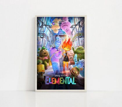 Elemental MOVIE Poster Canvas Wall Art Home Decor (No Frame)