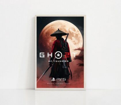 Ghost of Tsushima GAME Poster Canvas Wall Art Home Decor (No Frame)